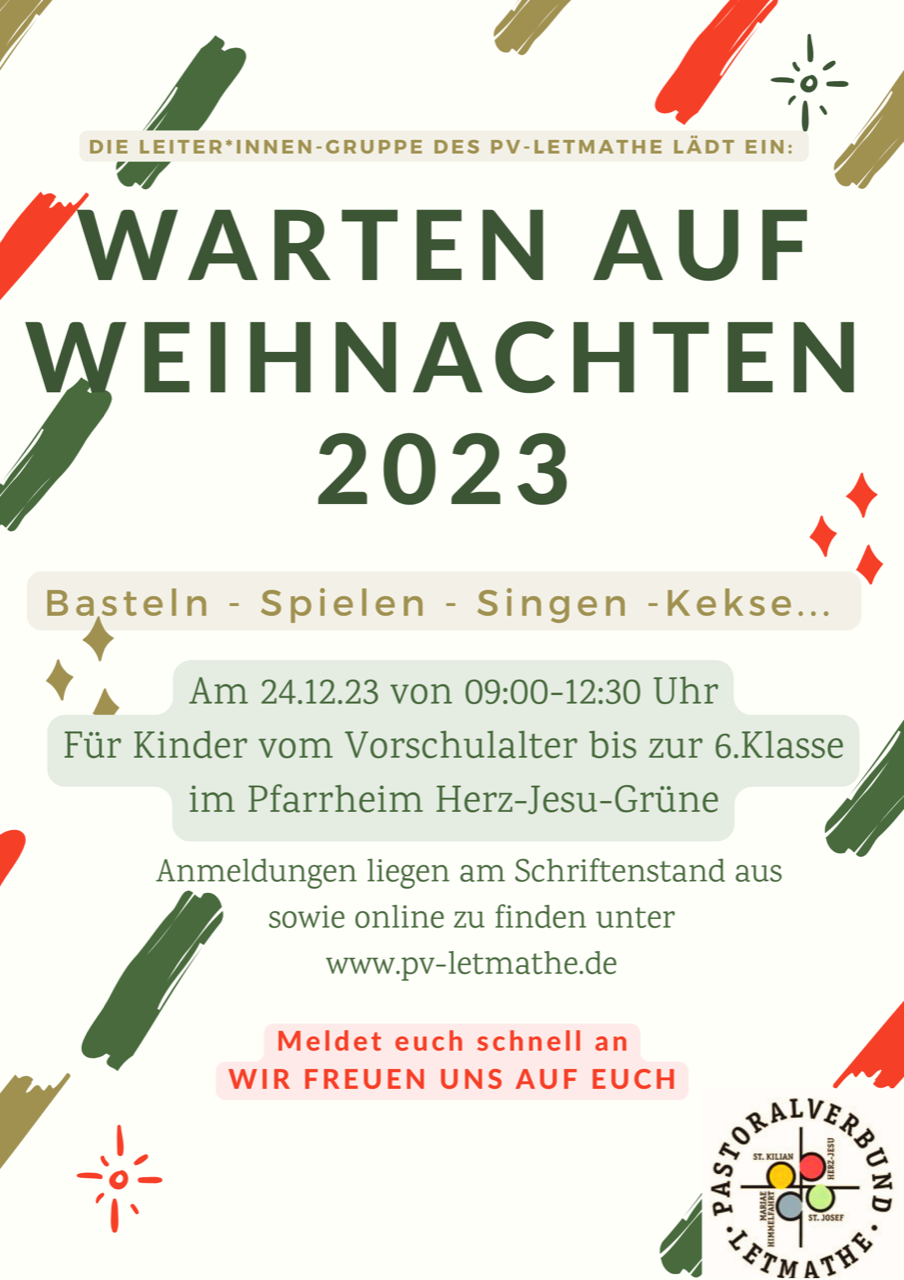 Warten auf Weihnachten Pastoralverbund Letmathe
